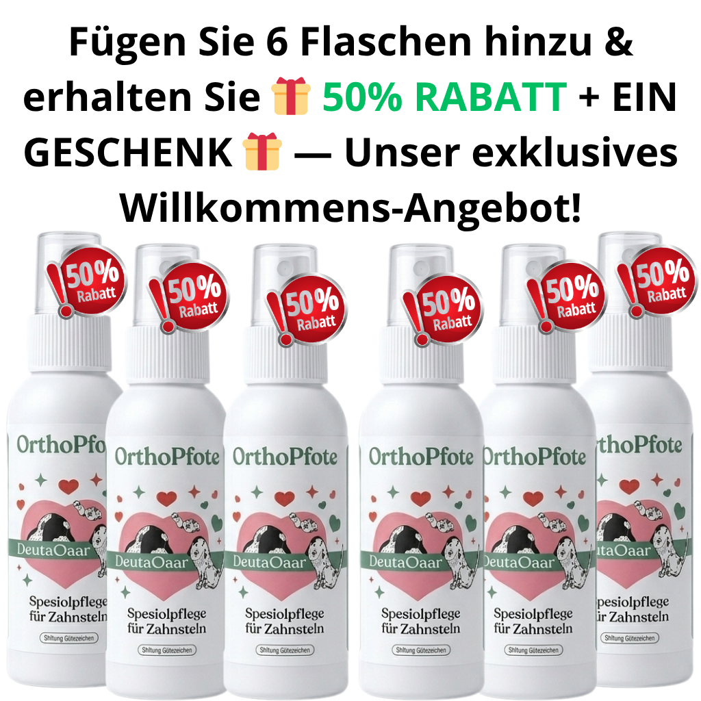 Fügen Sie 6 Flaschen hinzu & erhalten Sie 🎁 50% RABATT + EIN GESCHENK 🎁 — Unser exklusives Willkommens-Angebot!