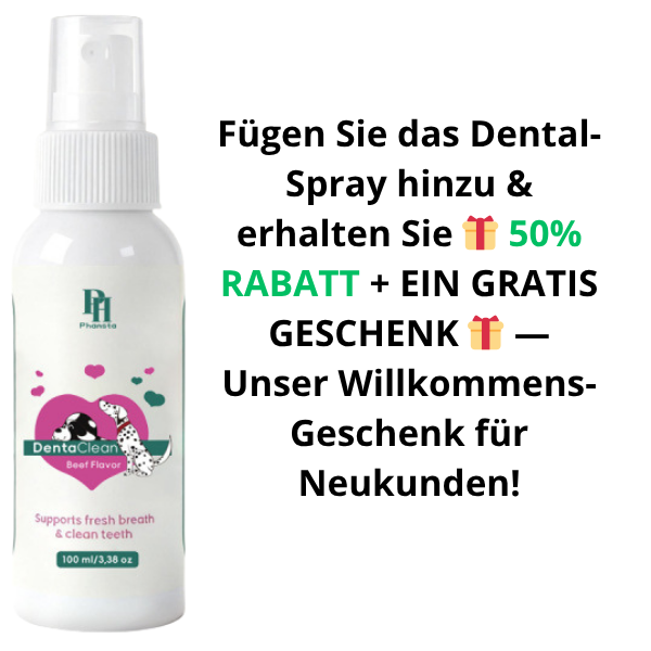 Fügen Sie das Dental-Spray hinzu & erhalten Sie 🎁 50% RABATT + EIN GRATIS GESCHENK 🎁 — Unser Willkommens-Geschenk für Neukunden!