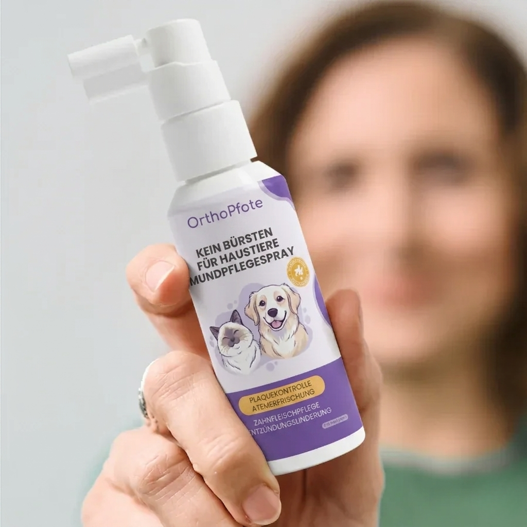 OrthoPfote Zahnpflege-Spray für Haustiere