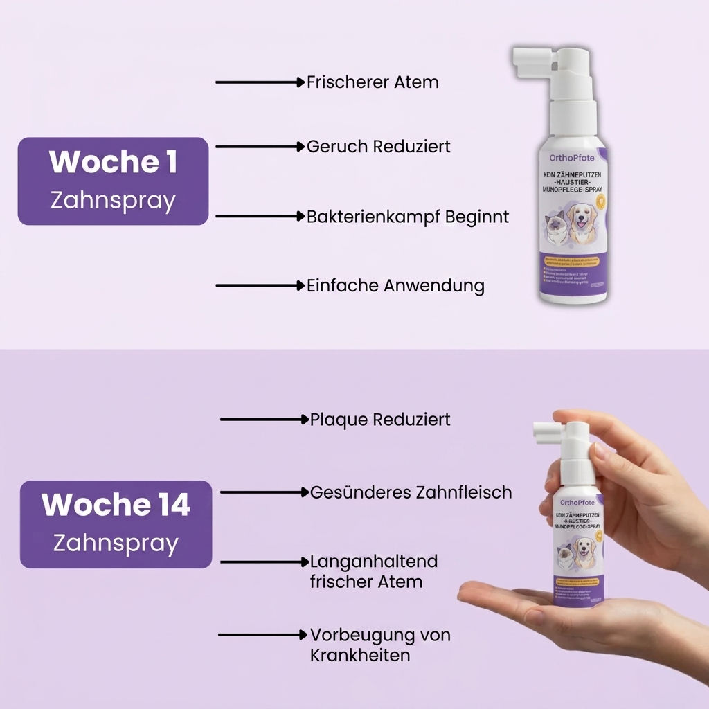 OrthoPfote Zahnpflege-Spray für Haustiere