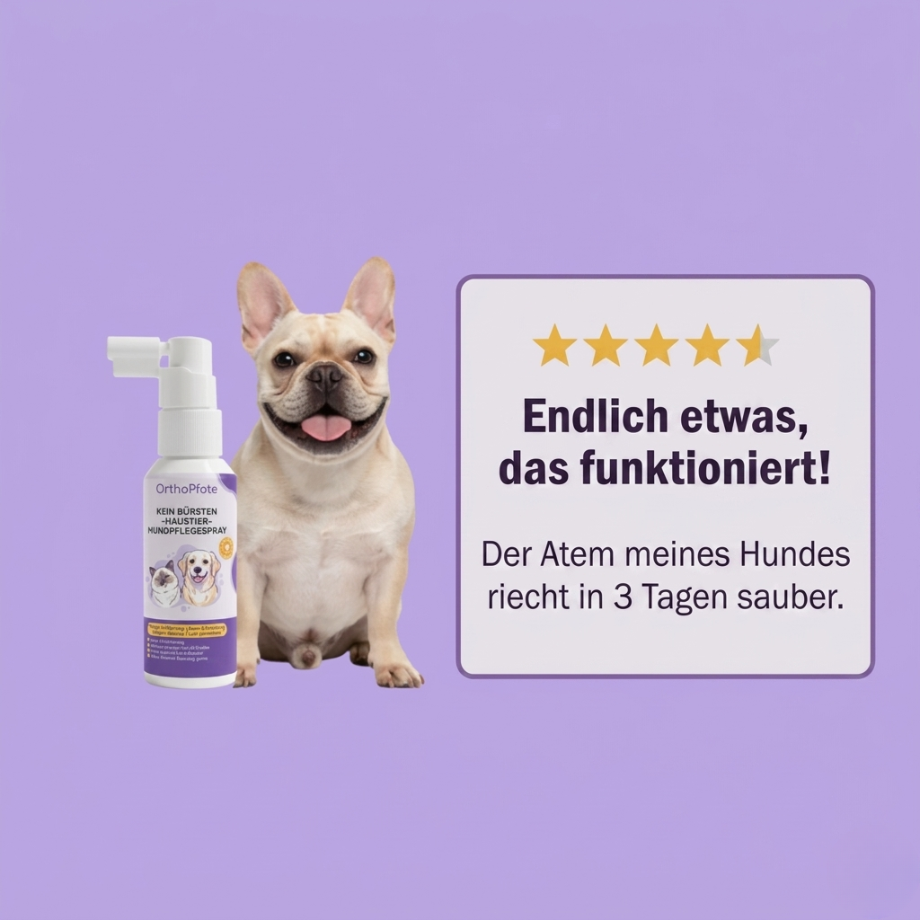 OrthoPfote Zahnpflege-Spray für Haustiere