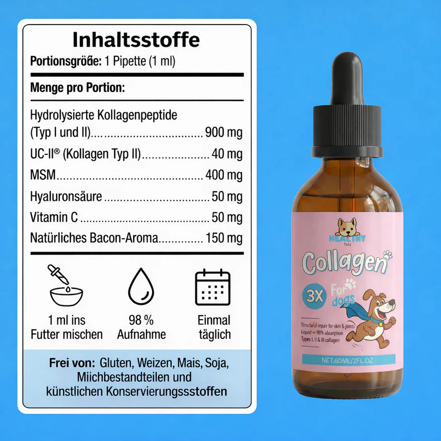 OrthoPfote® Premium Flüssigkollagen.