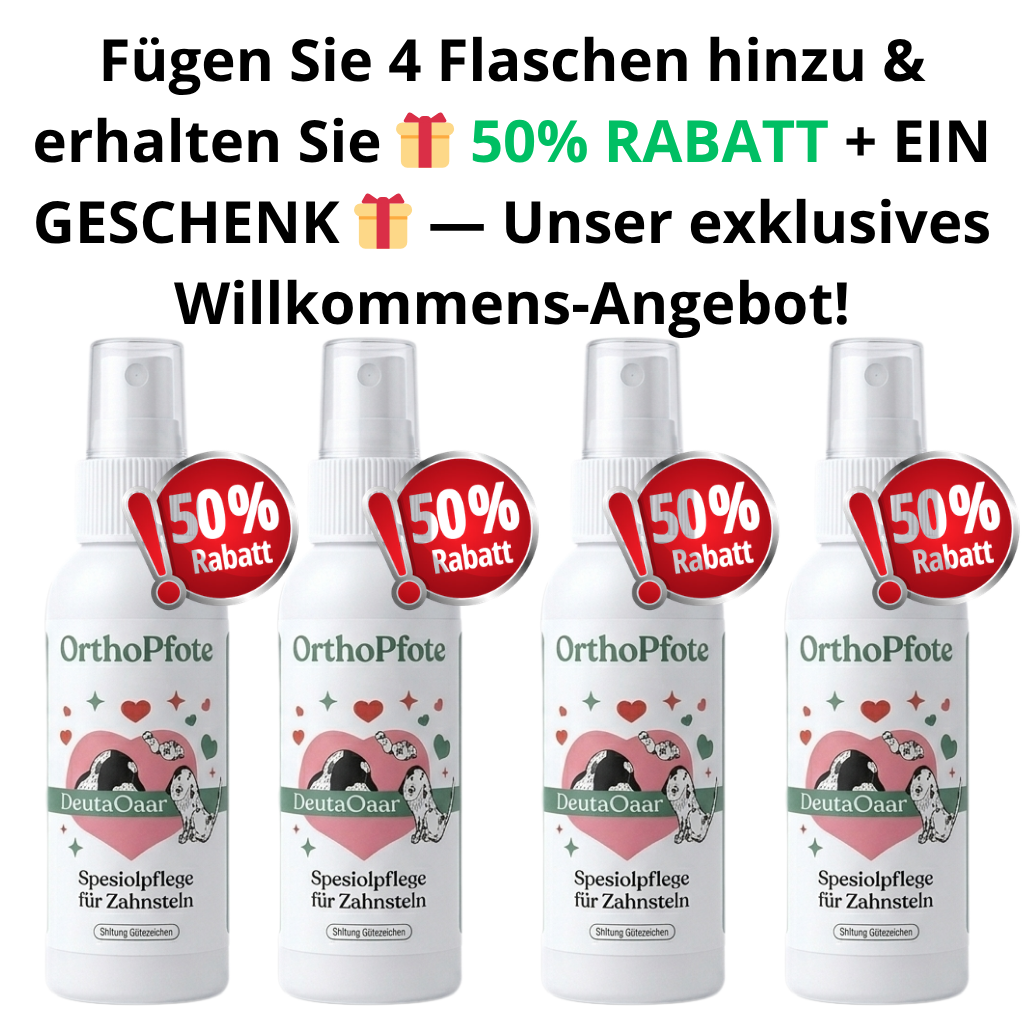 Fügen Sie 4 Flaschen hinzu & erhalten Sie 🎁 50% RABATT + EIN GESCHENK 🎁 — Unser exklusives Willkommens-Angebot!