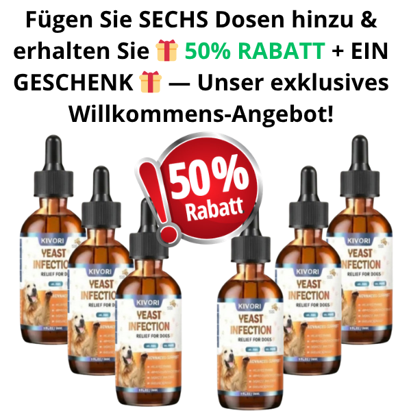 Fügen Sie SECHS Dosen hinzu & erhalten Sie 🎁 50% RABATT + EIN GESCHENK 🎁 — Unser exklusives Willkommens-Angebot!